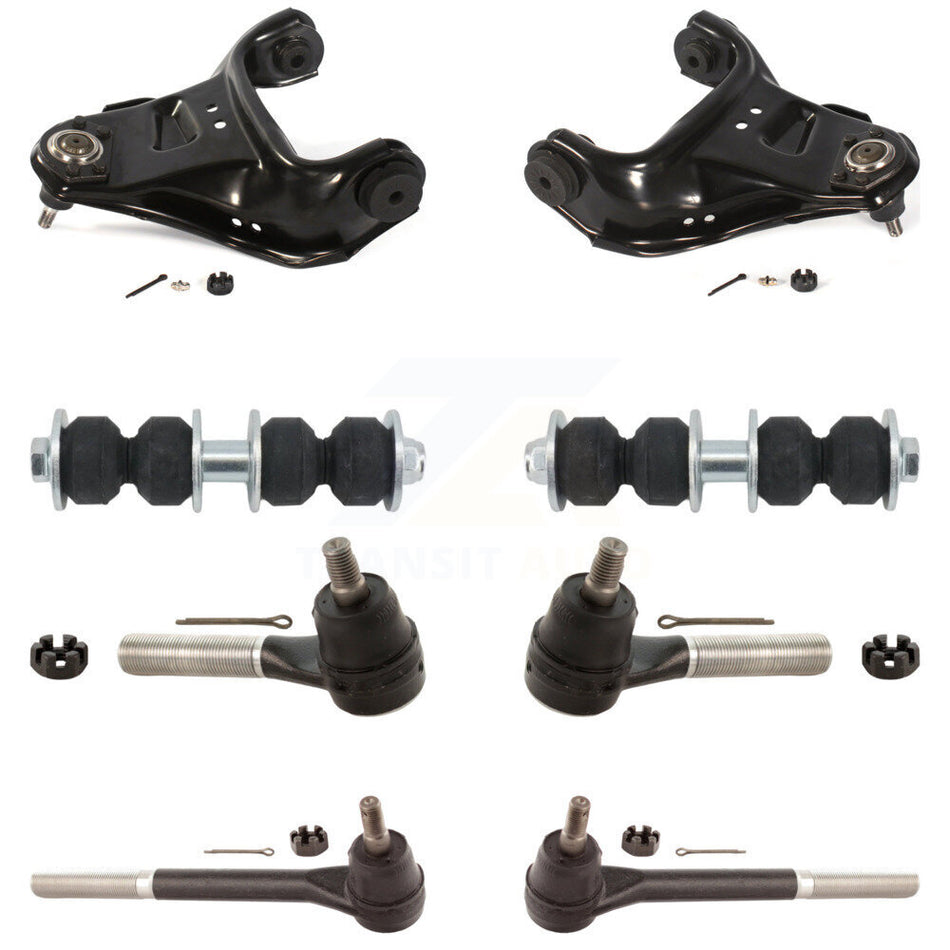 Front Suspension Control Arm And Ball Joint Assembly Steering Tie Rod End Stabilizer Bar Link Kit (8Pc) For Chevrolet S10 Blazer GMC Sonoma Jimmy Oldsmobile Bravada Isuzu Hombre KTR-100332
