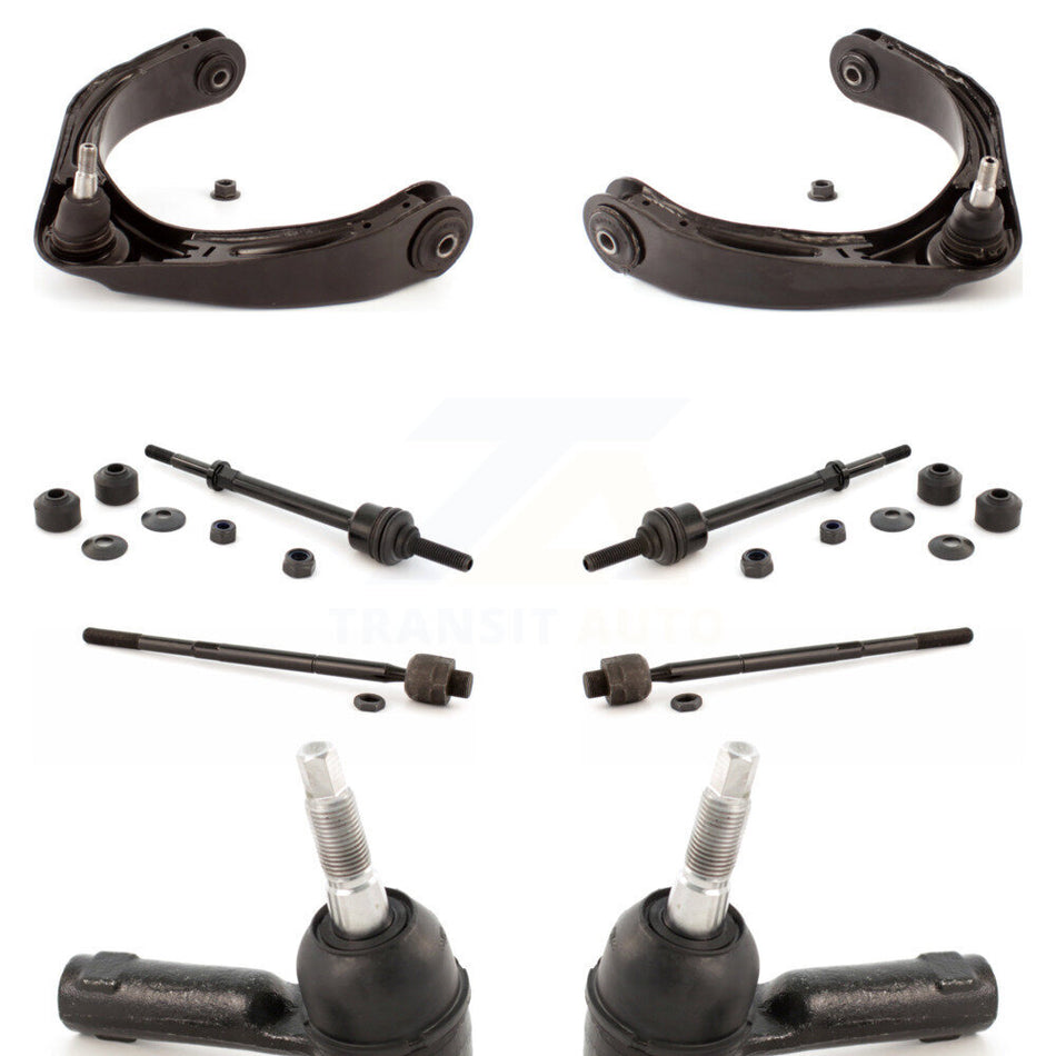 Front Suspension Control Arm And Ball Joint Assembly Steering Tie Rod End Stabilizer Bar Link Kit (8Pc) For 2006-2008 Dodge Ram 1500 4WD With 5 Lug Wheels KTR-100334