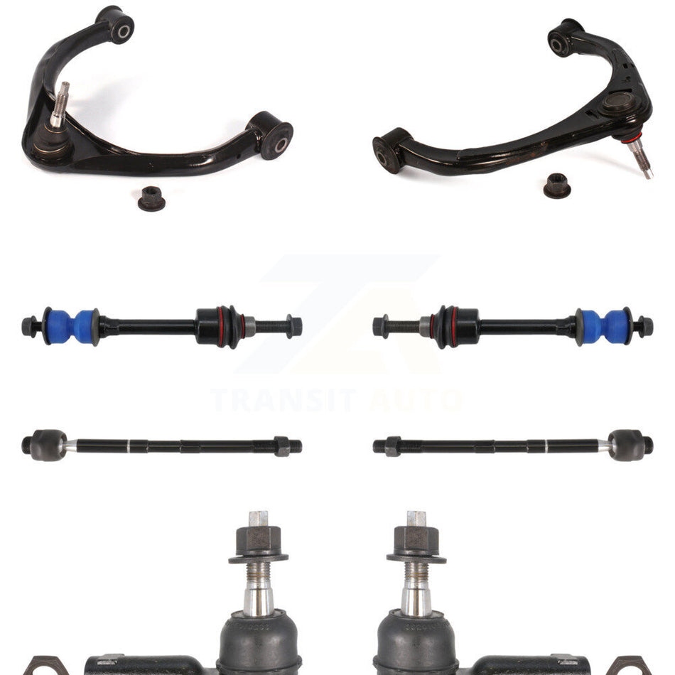 Front Control Arm Ball Joint Tie Rod End Link Kit (8Pc) For 12 Ram 1500 With 8 Lug Wheels KTR-100337