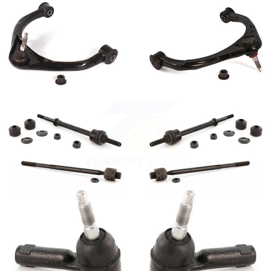 Front Suspension Control Arm And Ball Joint Assembly Steering Tie Rod End Stabilizer Bar Link Kit (8Pc) For Ram 1500 Dodge 4WD KTR-100338