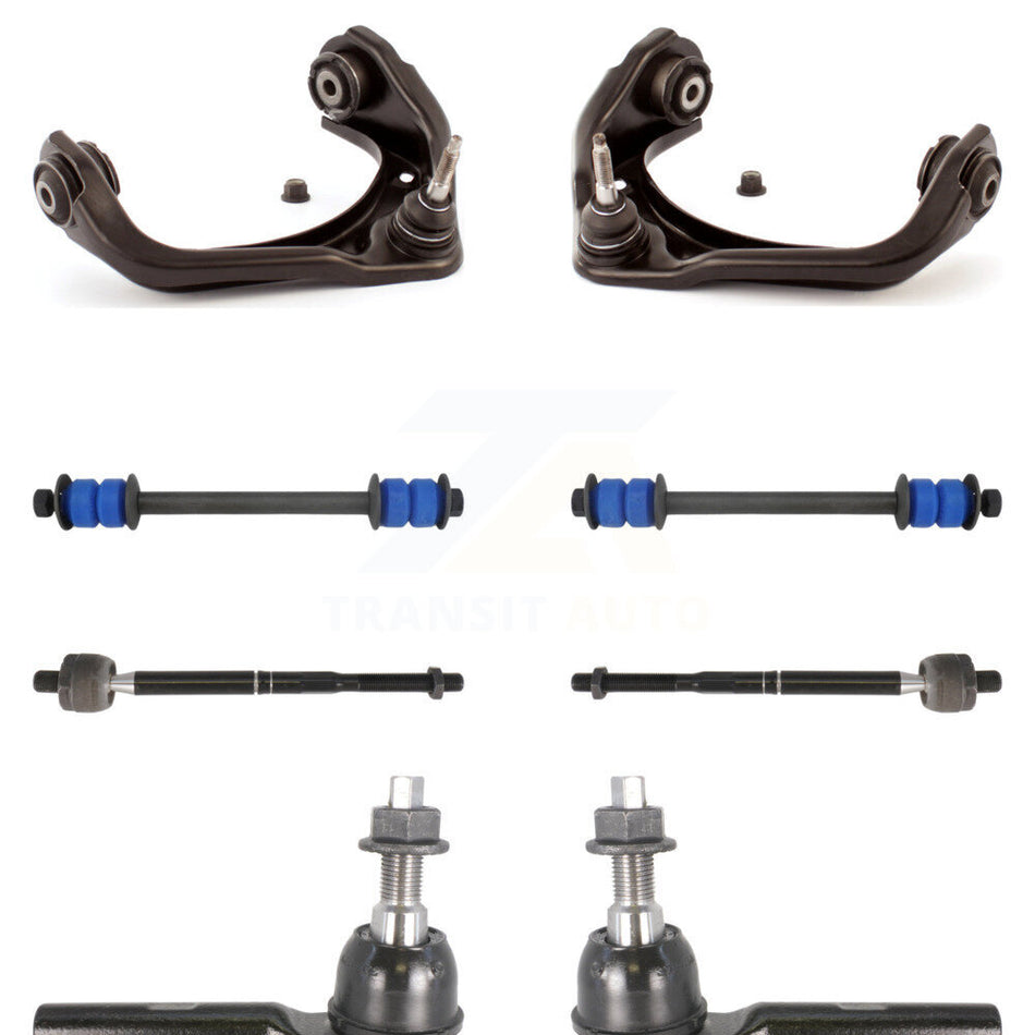 Front Suspension Control Arm And Ball Joint Assembly Steering Tie Rod End Stabilizer Bar Link Kit (8Pc) For Ford Explorer Sport Trac Mercury Mountaineer KTR-100359