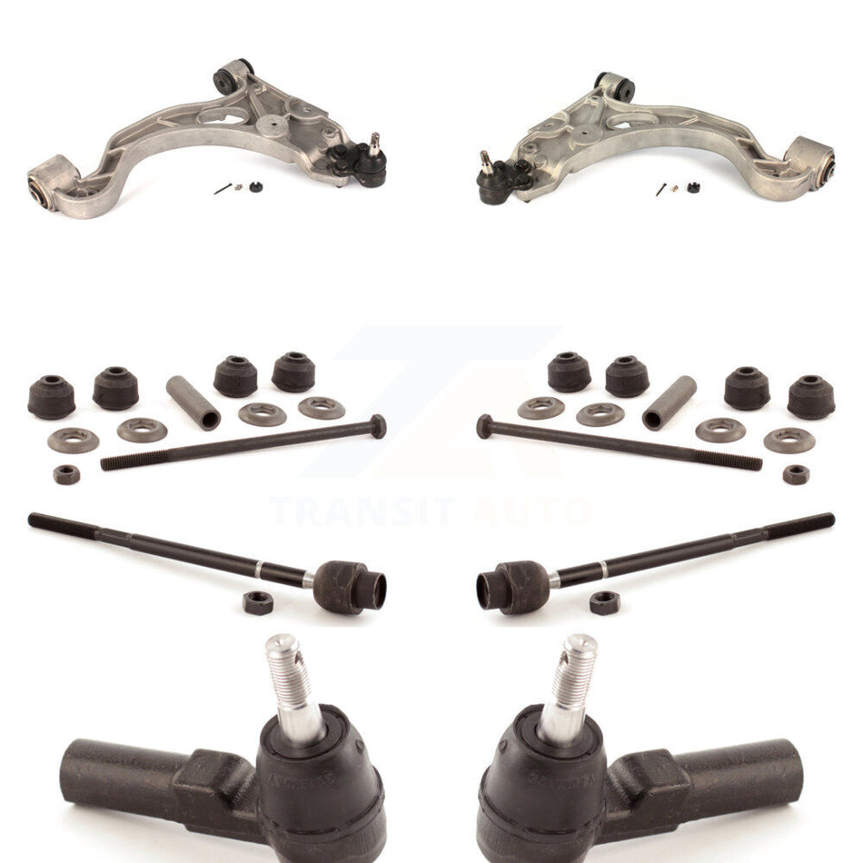 Front Suspension Control Arm And Ball Joint Assembly Steering Tie Rod End Stabilizer Bar Link Kit (8Pc) For Pontiac Bonneville Buick Park Avenue Oldsmobile Aurora KTR-100369