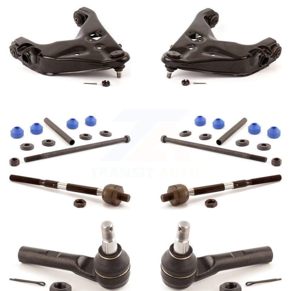 Front Suspension Control Arm And Ball Joint Assembly Steering Tie Rod End Stabilizer Bar Link Kit (8Pc) For Ford Ranger Explorer Mazda Mercury Mountaineer B3000 B4000 B2500 KTR-100378