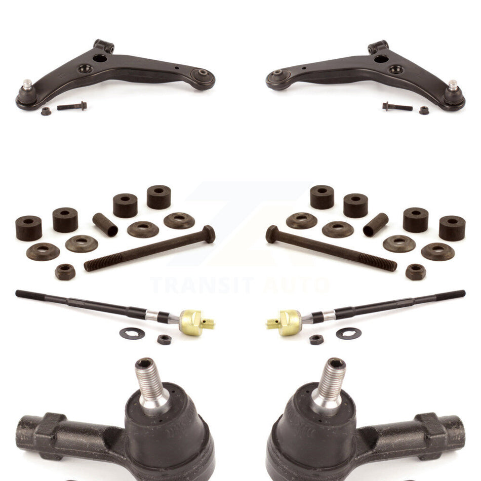 Front Suspension Control Arm And Ball Joint Assembly Steering Tie Rod End Stabilizer Bar Link Kit (8Pc) For Mitsubishi Lancer KTR-100394