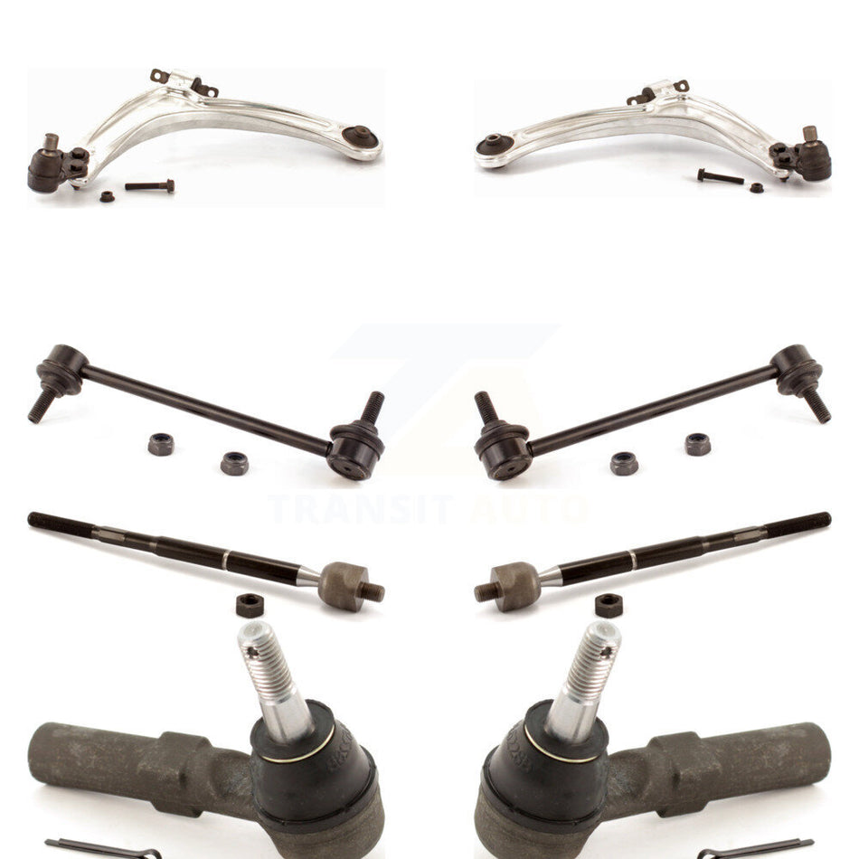 Front Suspension Control Arm And Ball Joint Assembly Steering Tie Rod End Stabilizer Bar Link Kit (8Pc) For Chevrolet HHR Pontiac G5 Pursuit KTR-100409