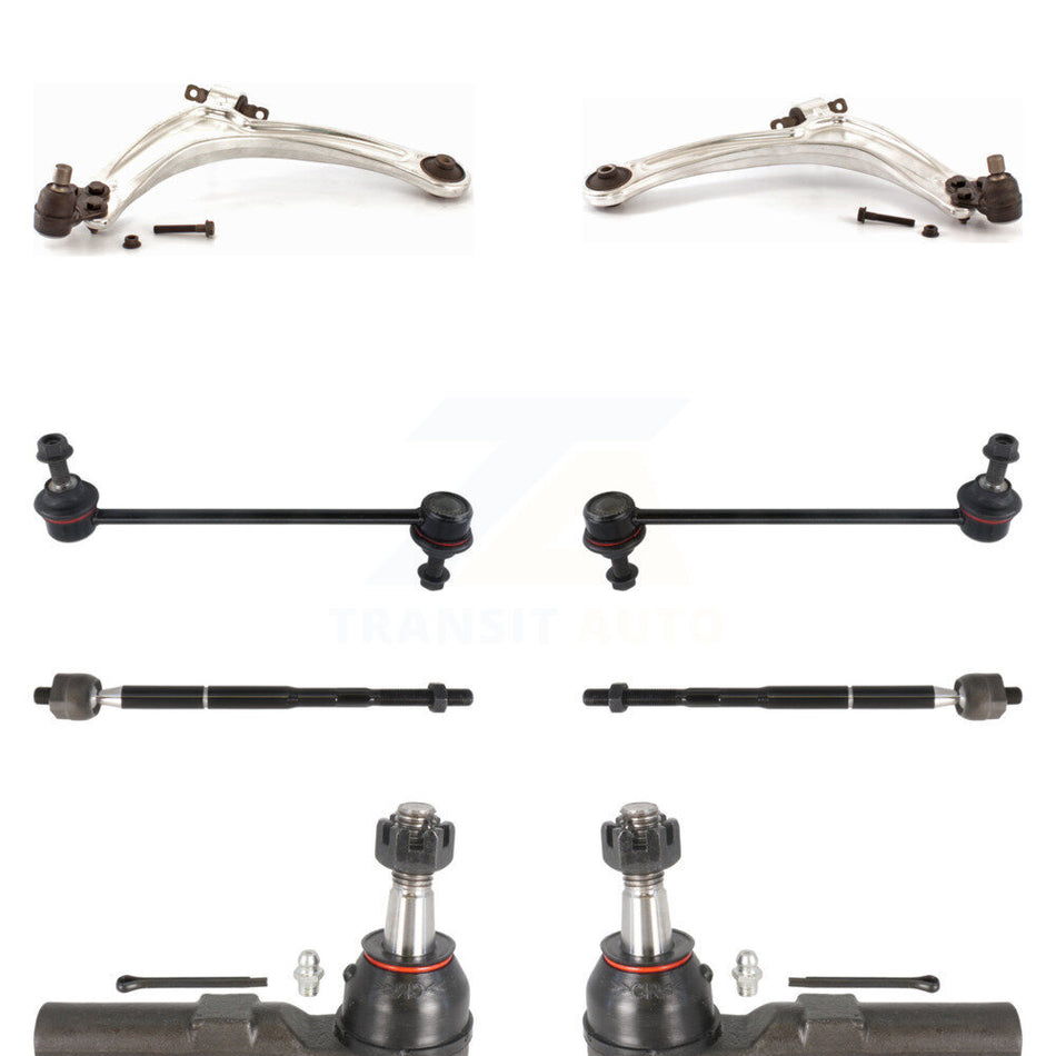 Front Suspension Control Arm And Ball Joint Assembly Steering Tie Rod End Stabilizer Bar Link Kit (8Pc) For Chevrolet HHR Pontiac G5 Pursuit KTR-100409