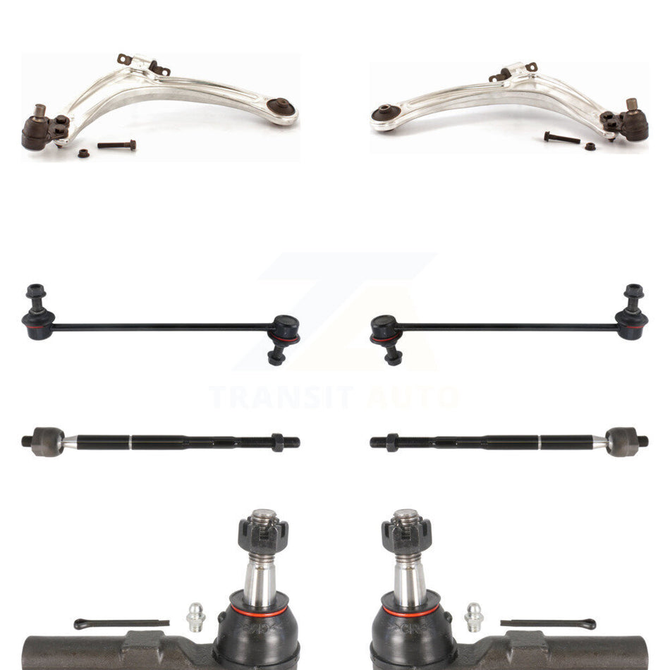 Front Suspension Control Arm And Ball Joint Assembly Steering Tie Rod End Stabilizer Bar Link Kit (8Pc) For Chevrolet HHR Pontiac Pursuit KTR-100411