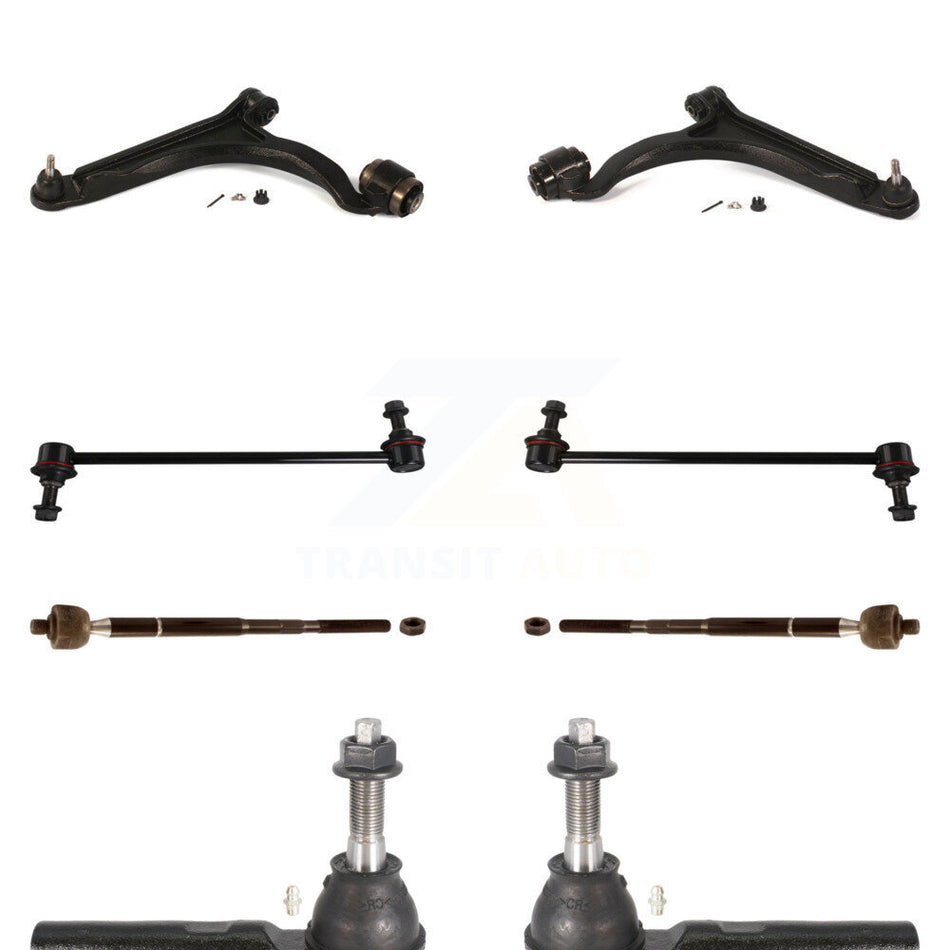 Front Suspension Control Arm And Ball Joint Assembly Steering Tie Rod End Stabilizer Bar Link Kit (8Pc) For 2004-2008 Chrysler Pacifica KTR-100419
