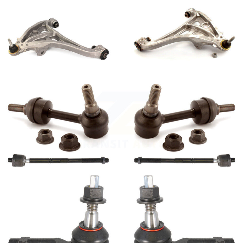 Front Suspension Control Arm And Ball Joint Assembly Steering Tie Rod End Stabilizer Bar Link Kit (8Pc) For Ford F-150 RWD KTR-100435