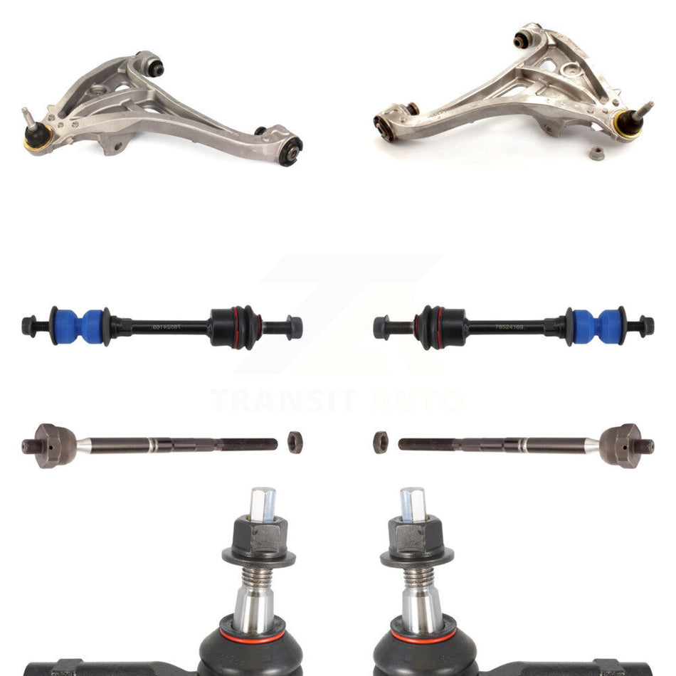 Front Suspension Control Arm And Ball Joint Assembly Steering Tie Rod End Stabilizer Bar Link Kit (8Pc) For Ford F-150 4WD KTR-100439