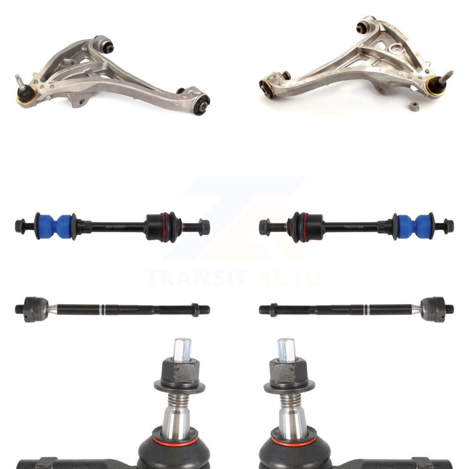 Front Suspension Control Arm And Ball Joint Assembly Steering Tie Rod End Stabilizer Bar Link Kit (8Pc) For Ford F-150 Lincoln Mark LT 4WD KTR-100440