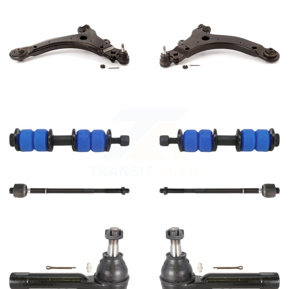 Front Suspension Control Arm And Ball Joint Assembly Steering Tie Rod End Stabilizer Bar Link Kit (8Pc) For Chevrolet Venture Pontiac Montana Oldsmobile Silhouette Trans Sport KTR-100446