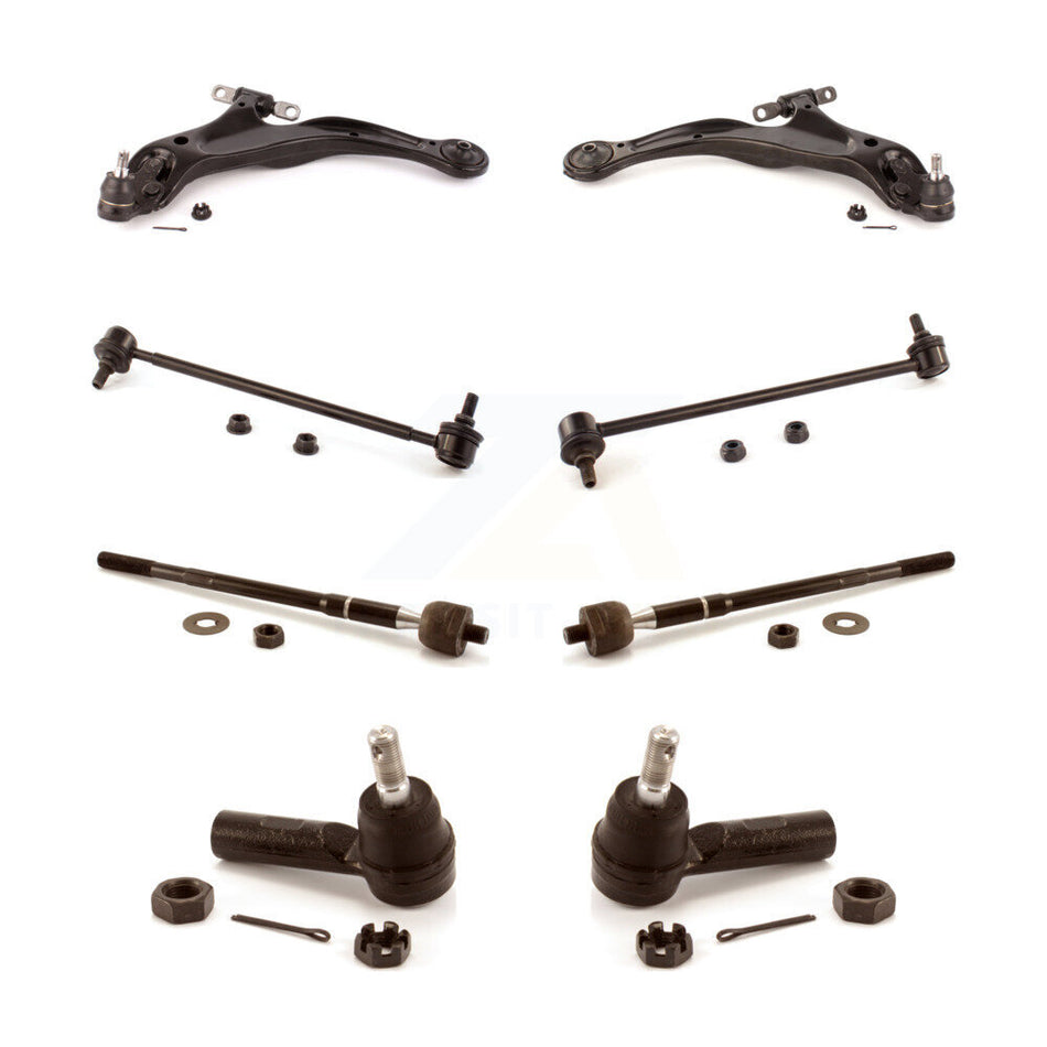 Front Suspension Control Arm And Ball Joint Assembly Steering Tie Rod End Stabilizer Bar Link Kit (8Pc) For Toyota Avalon Solara KTR-100465