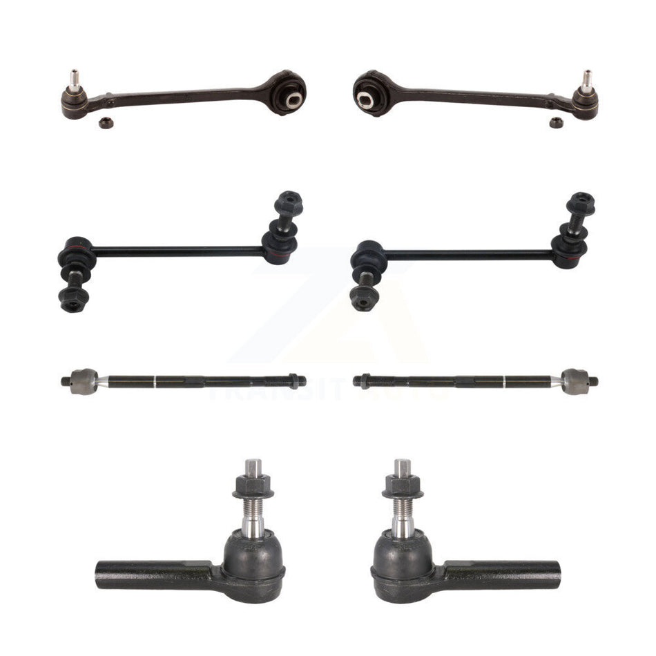 Front Suspension Control Arm And Ball Joint Assembly Steering Tie Rod End Stabilizer Bar Link Kit (8Pc) For Dodge Charger Challenger Chrysler 300 KTR-100482