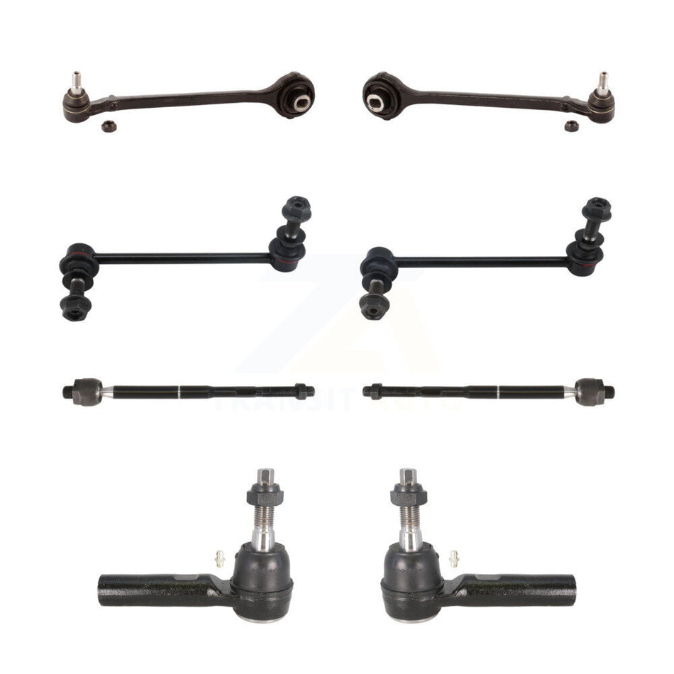 Front Suspension Control Arm And Ball Joint Assembly Steering Tie Rod End Stabilizer Bar Link Kit (8Pc) For Dodge Charger Chrysler 300 Magnum Challenger KTR-100483