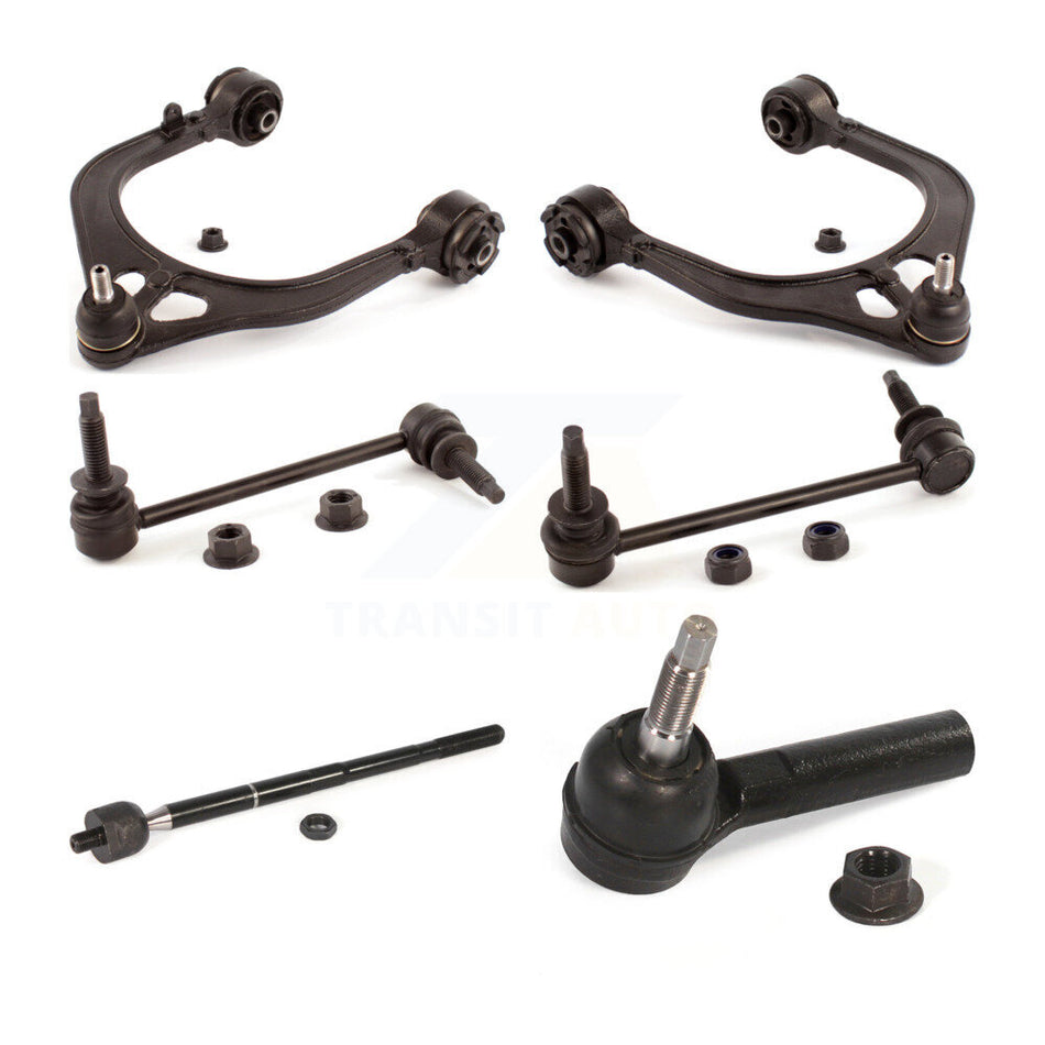 Front Suspension Control Arm And Ball Joint Assembly Steering Tie Rod End Stabilizer Bar Link Kit (6Pc) For Dodge Charger Challenger Chrysler 300 KTR-100499