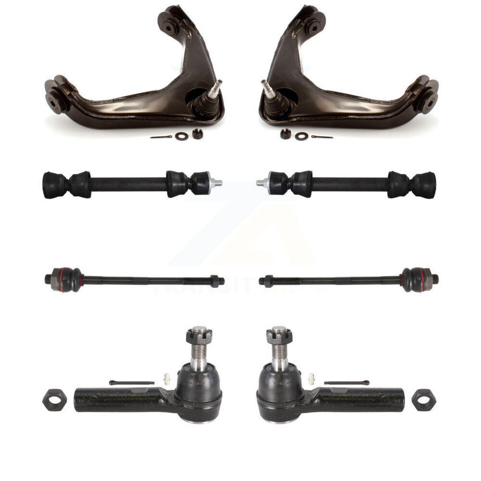 Front Suspension Control Arm And Ball Joint Assembly Steering Tie Rod End Sway Link Kit For Chevrolet Silverado 2500 HD GMC Sierra 3500 Hummer H2 Classic 1500 Suburban Yukon XL Avalanche KTR-100504