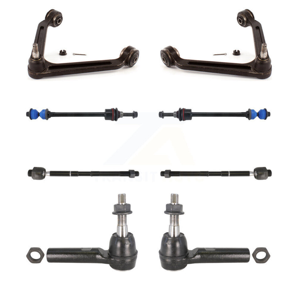 Front Suspension Control Arm And Ball Joint Assembly Steering Tie Rod End Stabilizer Bar Link Kit For 2002-2005 Dodge Ram 1500 4WD KTR-100506