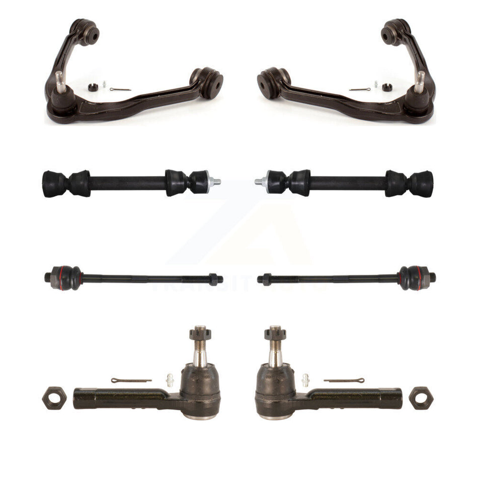Front Suspension Control Arm & Ball Joint Assembly Steering Tie Rod End Link Kit For Chevrolet Silverado 1500 GMC Tahoe Sierra Suburban Yukon Avalanche XL Cadillac Classic Escalade ESV EXT KTR-100508