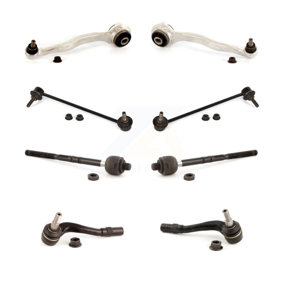 Front Suspension Control Arm And Ball Joint Assembly Steering Tie Rod End Stabilizer Link Kit (8Pc) For Mercedes-Benz C230 C240 C320 CLK350 C280 CLK320 CLK500 C350 CLK550 CLK55 AMG C32 C55 KTR-100510