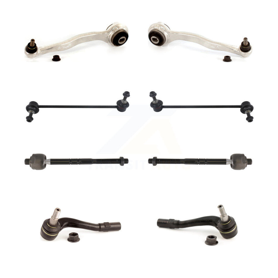Front Suspension Control Arm And Ball Joint Assembly Steering Tie Rod End Stabilizer Link Kit (8Pc) For Mercedes-Benz C230 C240 C320 CLK350 C280 CLK320 CLK500 C350 CLK550 CLK55 AMG C32 C55 KTR-100510