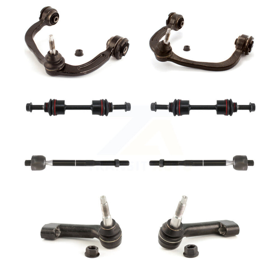 Front Suspension Control Arm And Ball Joint Assembly Steering Tie Rod End Stabilizer Bar Link Kit (8Pc) For Ford F-150 KTR-100526