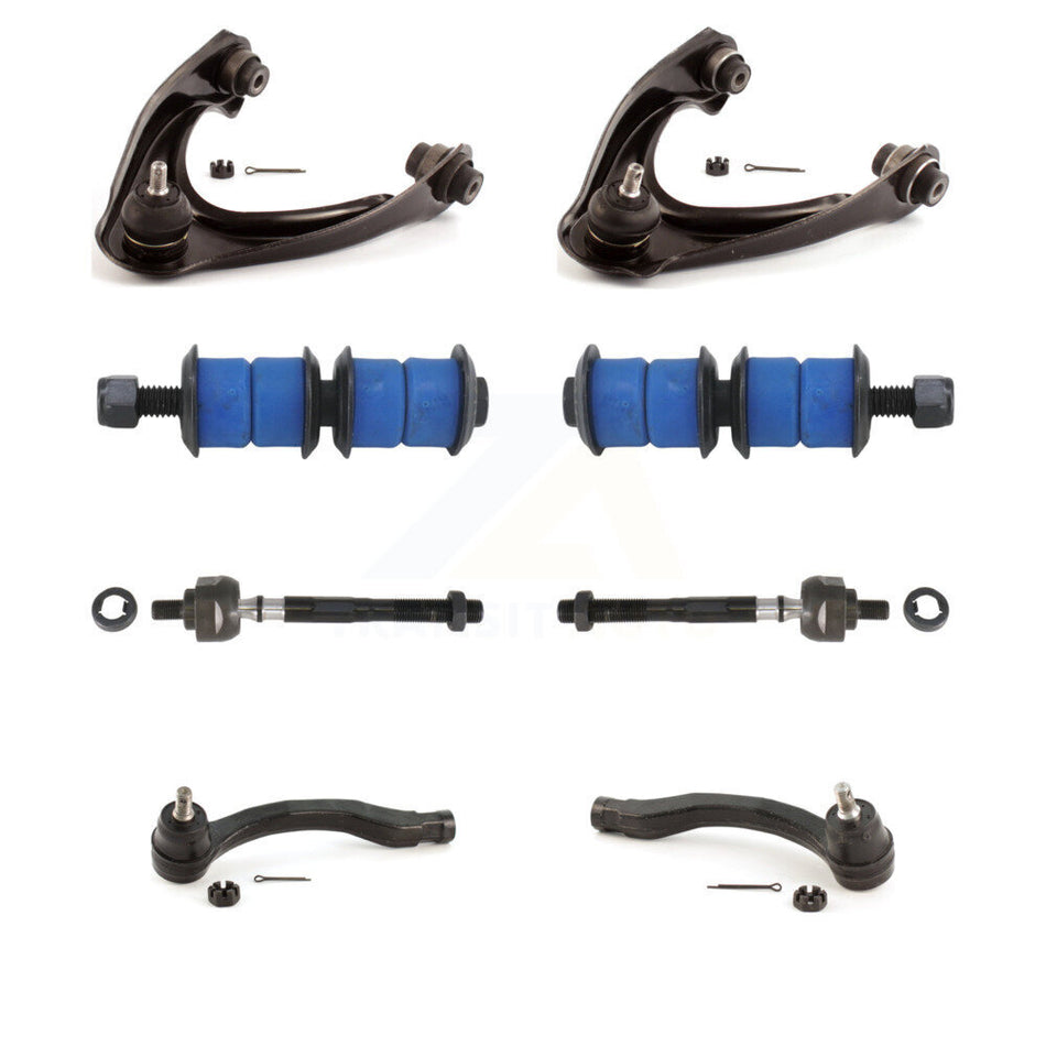 Front Suspension Control Arm And Ball Joint Assembly Steering Tie Rod End Stabilizer Bar Link Kit (8Pc) For Honda Civic KTR-100531