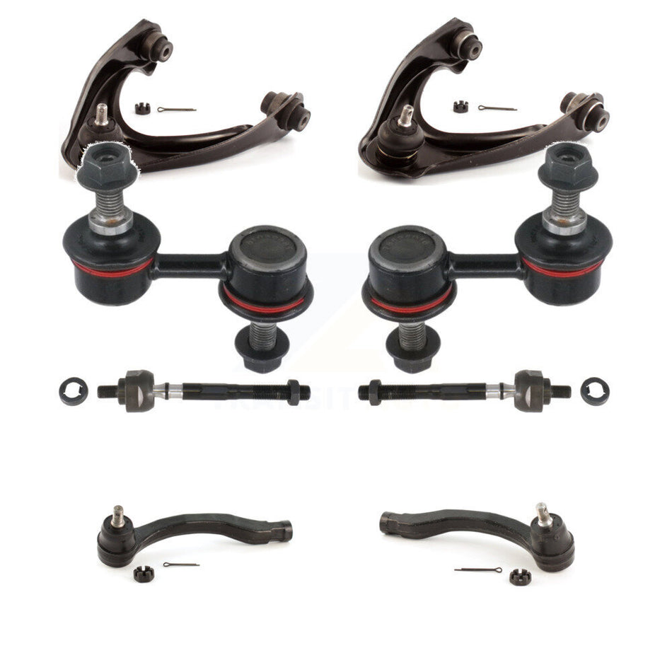 Front Suspension Control Arm And Ball Joint Assembly Steering Tie Rod End Stabilizer Bar Link Kit (8Pc) For 1999-2000 Honda Civic Si KTR-100532
