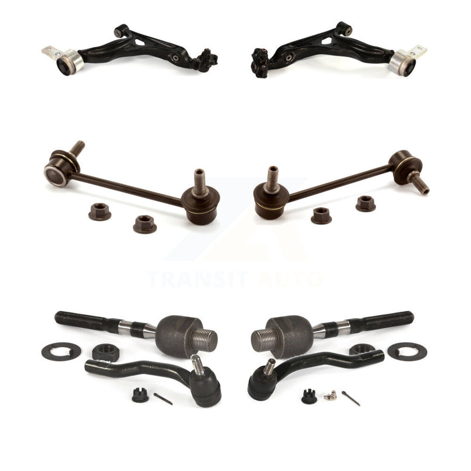 Front Suspension Control Arm And Ball Joint Assembly Steering Tie Rod End Stabilizer Bar Link Kit (8Pc) For 2009-2013 Mazda 6 KTR-100603