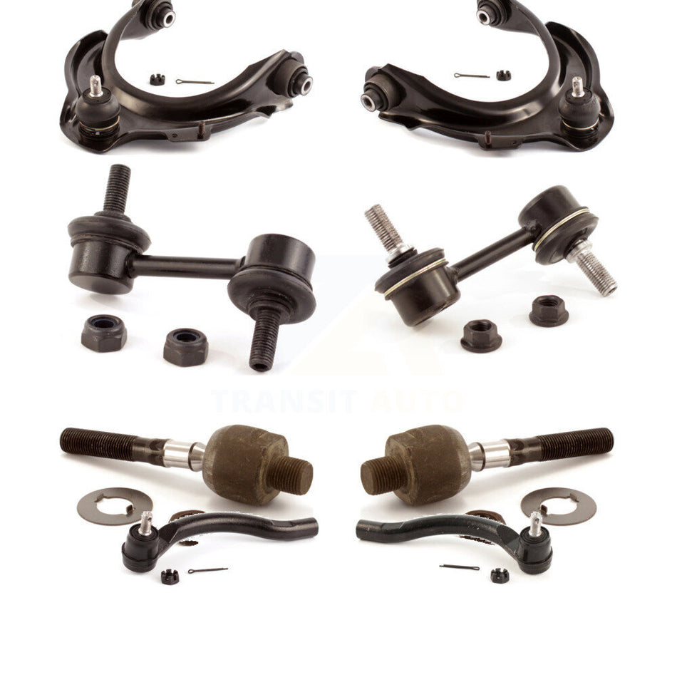 Front Suspension Control Arm And Ball Joint Assembly Steering Tie Rod End Stabilizer Bar Link Kit (8Pc) For Honda Accord Acura TSX KTR-100641