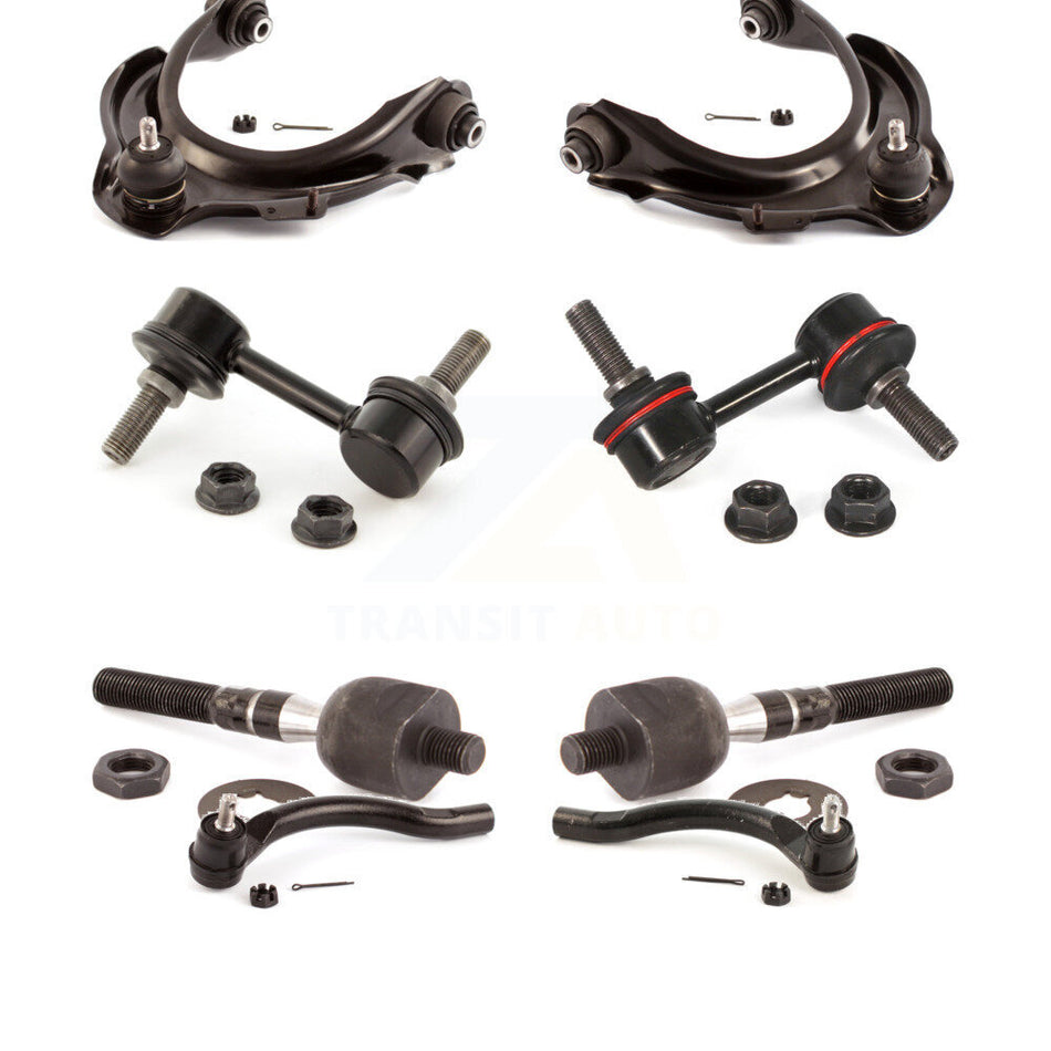 Front Suspension Control Arm And Ball Joint Assembly Steering Tie Rod End Stabilizer Bar Link Kit (8Pc) For Honda Accord KTR-100642