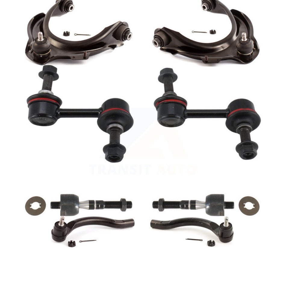 Front Suspension Control Arm And Ball Joint Assembly Steering Tie Rod End Stabilizer Bar Link Kit (8Pc) For Honda Accord KTR-100642