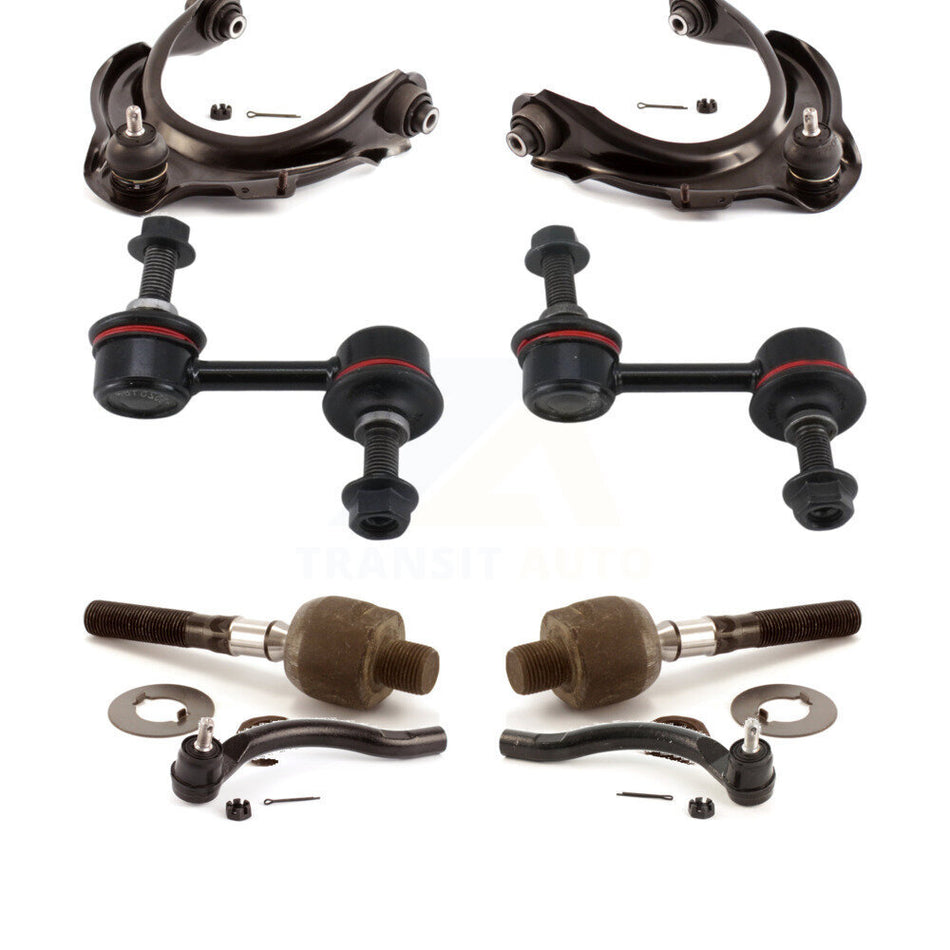 Front Suspension Control Arm And Ball Joint Assembly Steering Tie Rod End Stabilizer Bar Link Kit (8Pc) For Honda Accord KTR-100643