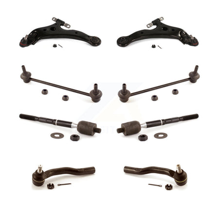 Front Suspension Control Arm And Ball Joint Tie Rod End Link Kit (8Pc) For Toyota Camry KTR-101602