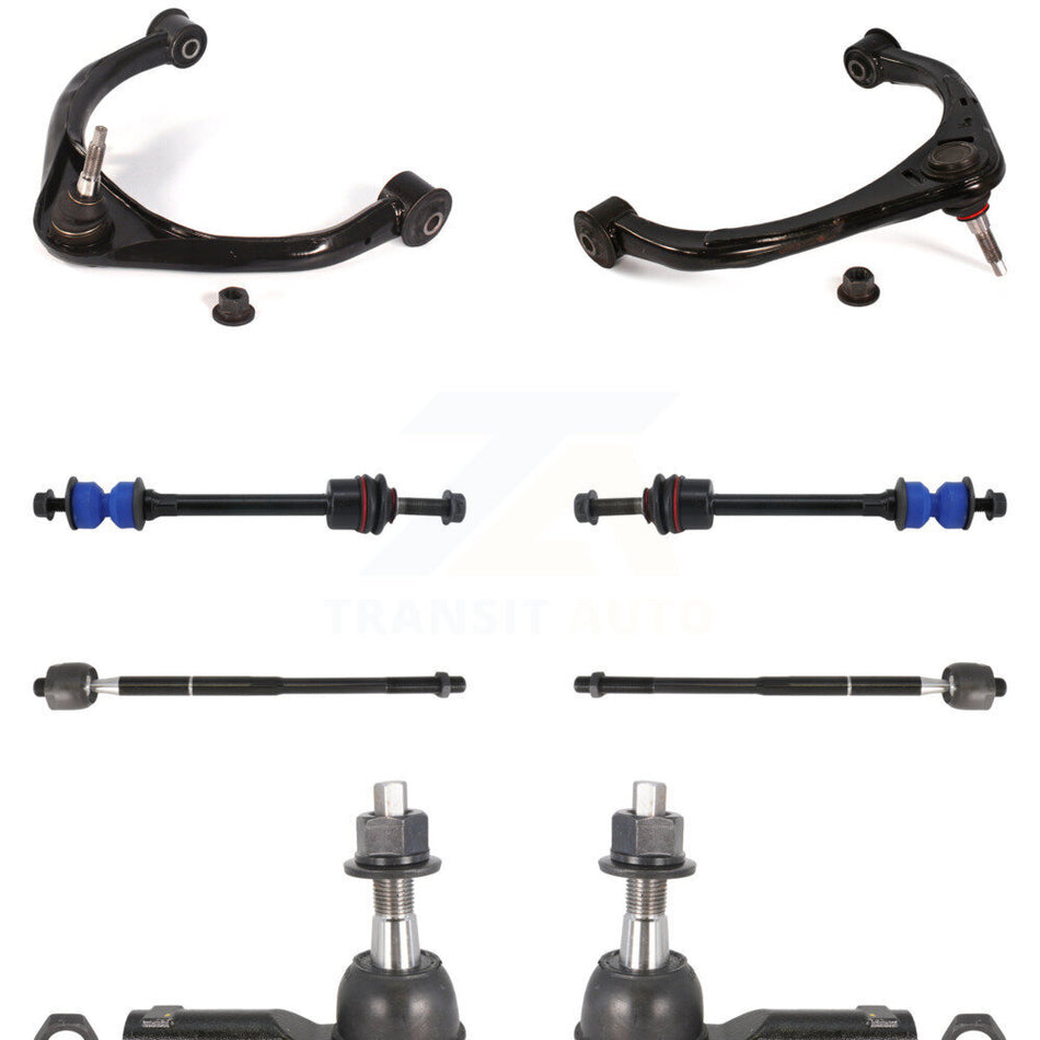 Front Suspension Control Arm And Ball Joint Assembly Steering Tie Rod End Stabilizer Bar Link Kit (8Pc) For Ram 1500 Classic KTR-101720