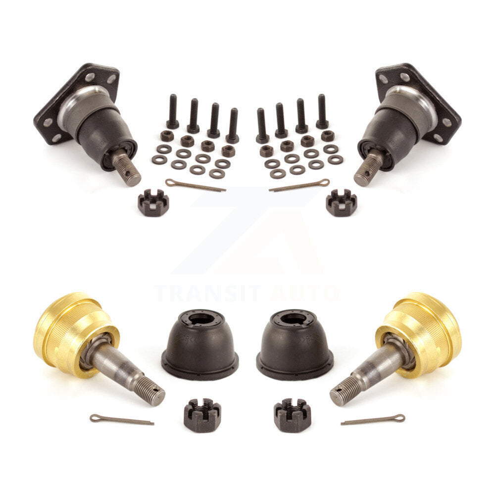 Front Lower & Upper Ball Joints Kit For Chevrolet GMC S10 Blazer Sonoma Jimmy Oldsmobile KTR-101783