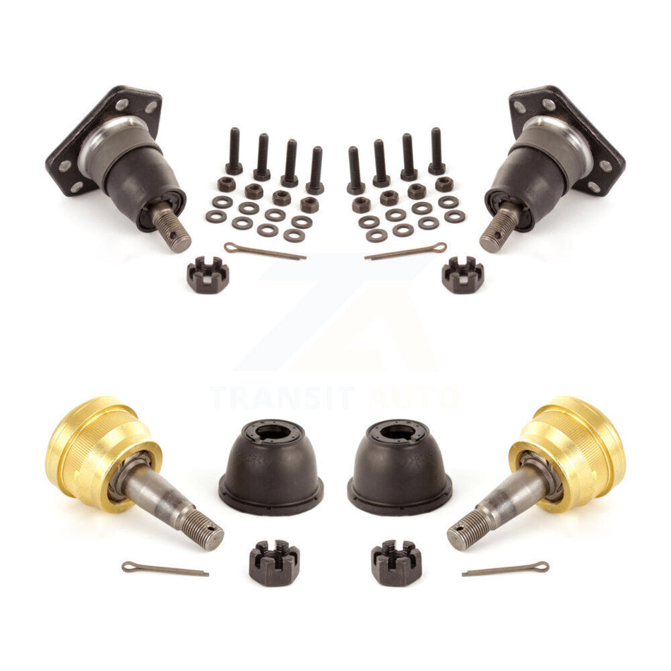 Front Lower & Upper Ball Joints Kit For Chevrolet GMC S10 Blazer Sonoma Jimmy Oldsmobile KTR-101783