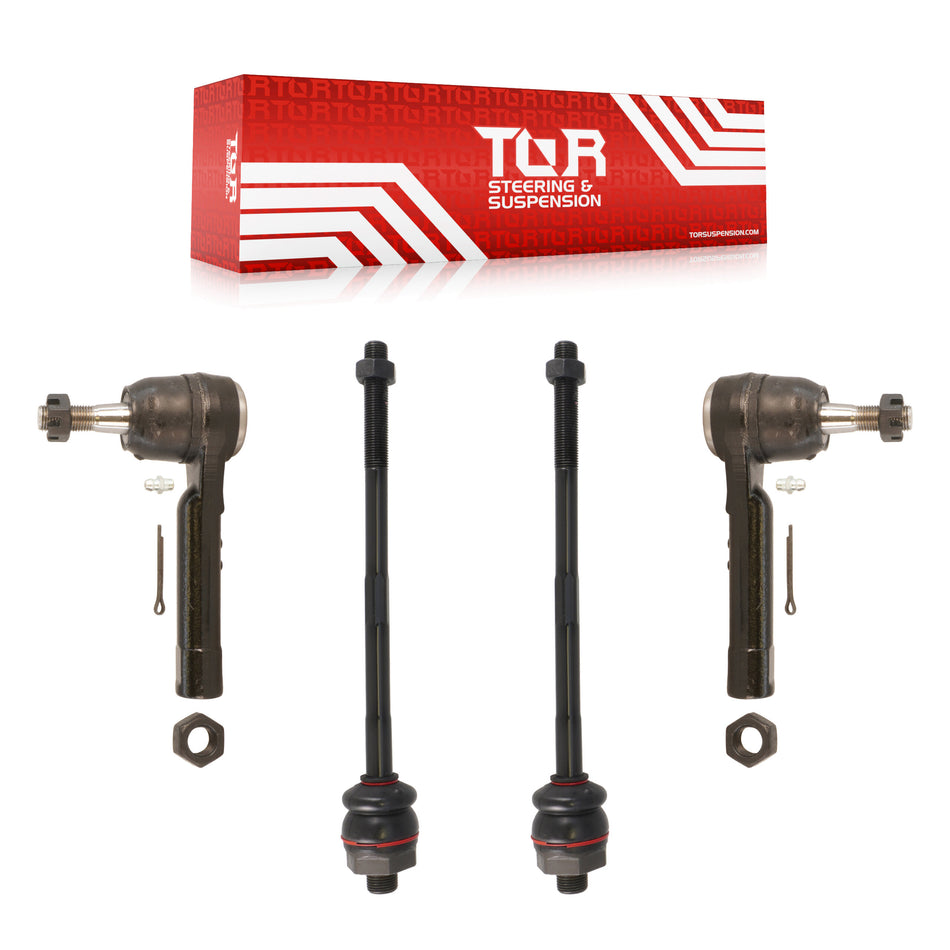 Front Steering Tie Rod End Kit For Chevrolet Silverado 1500 GMC Tahoe Sierra Suburban Yukon Avalanche XL Cadillac Classic Escalade 2500 ESV EXT KTR-101851