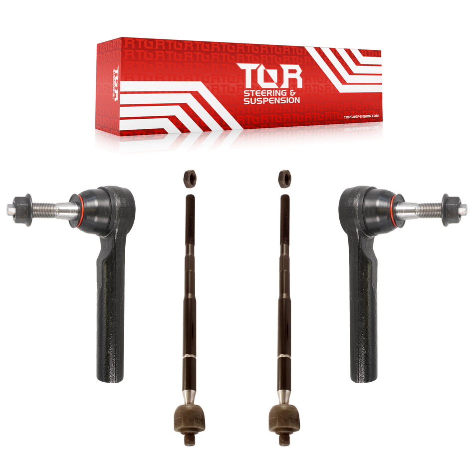 Front Steering Tie Rod End Kit For 2008-2010 Chrysler Town & Country Dodge Grand Caravan KTR-101856
