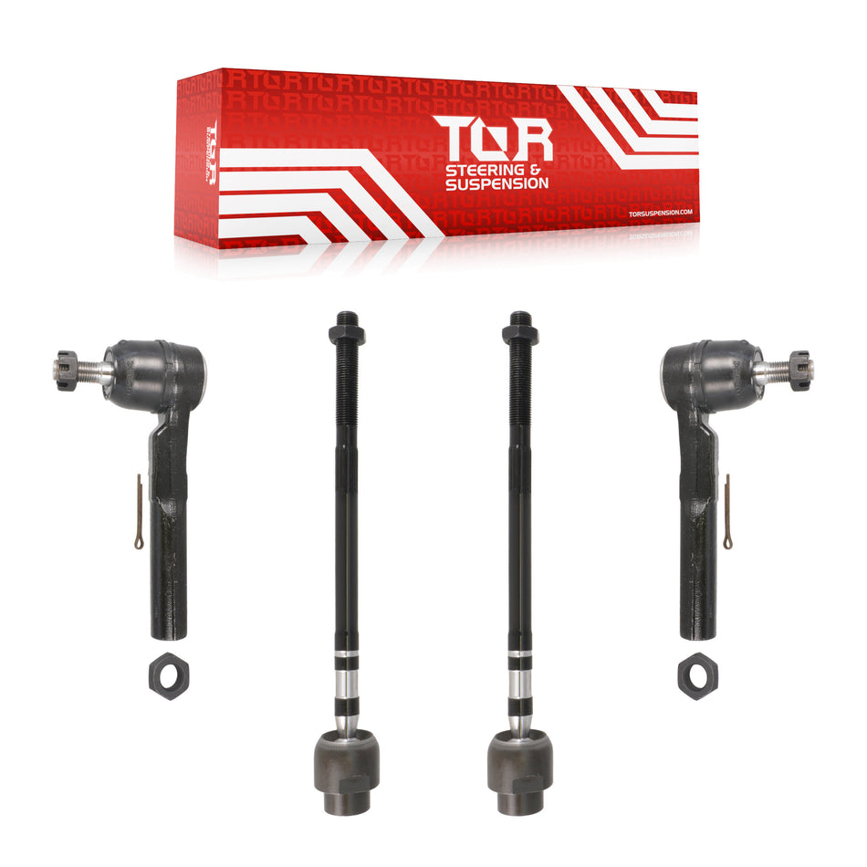 Front Steering Tie Rod End Kit For 1995-2005 Chevrolet Cavalier Pontiac Sunfire KTR-101859