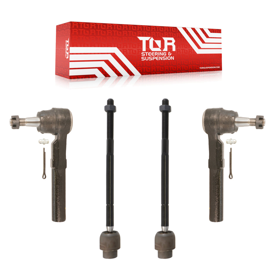 Front Steering Tie Rod End Kit For Chevrolet Pontiac Grand Am Malibu Oldsmobile Alero Classic Cutlass KTR-101881