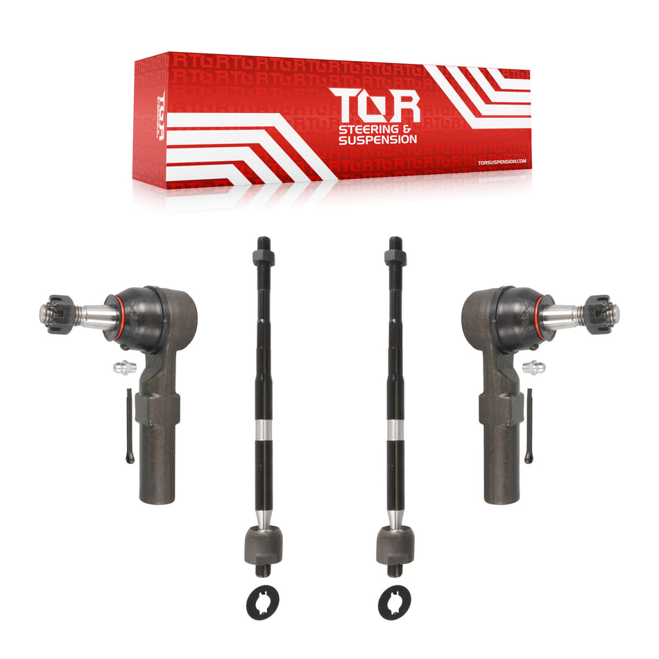Front Steering Tie Rod End Kit For 2008-2009 Saturn Vue Chevrolet Equinox Pontiac Torrent KTR-101916