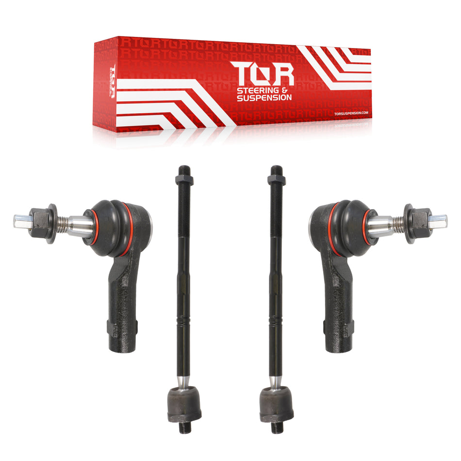 Front Steering Tie Rod End Kit For Ford F-150 Lincoln Mark LT RWD KTR-101921