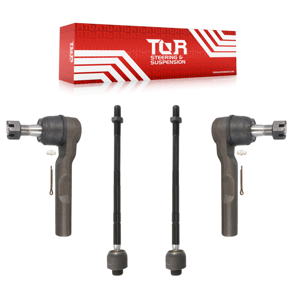 Front Steering Tie Rod End Kit For Chevrolet Express 1500 2500 GMC Savana KTR-101963