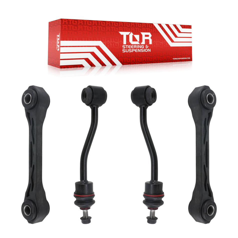 Front Rear Suspension Stabilizer Bar Link Kit For 1997-2006 Jeep Wrangler TJ KTR-101986