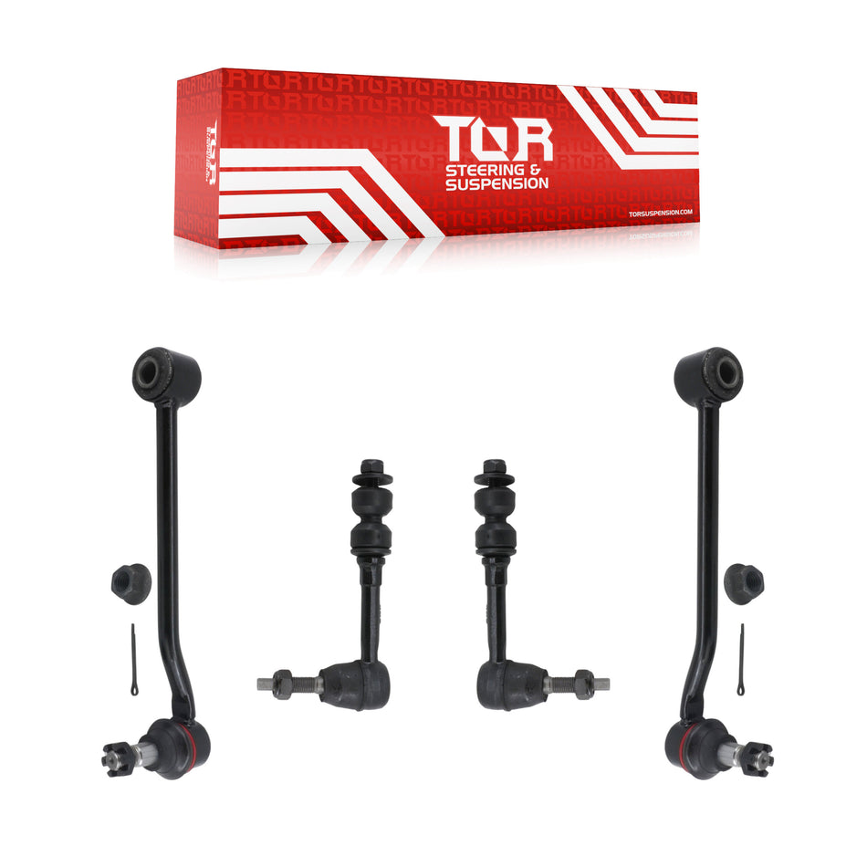 Front Rear Suspension Stabilizer Bar Link Kit For 2000-2002 Dodge Ram 2500 3500 4WD KTR-102030