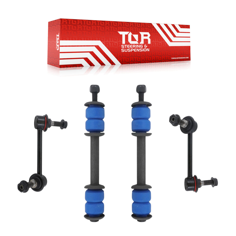 Front Rear Suspension Stabilizer Bar Link Kit For Chevrolet Trailblazer GMC Envoy Saab 9-7x KTR-102216