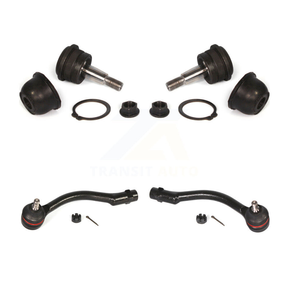 Front Suspension Ball Joint And Tie Rod End Kit For 2012-2015 Hyundai Accent Vehicles Manufactured in Korea KTR-102478
