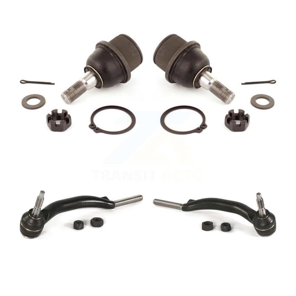 Front Suspension Ball Joint And Tie Rod End Kit For 2002-2002 Chevrolet Trailblazer GMC Envoy Oldsmobile Bravada EXT XL With 14mm Diameter Thread KTR-102495