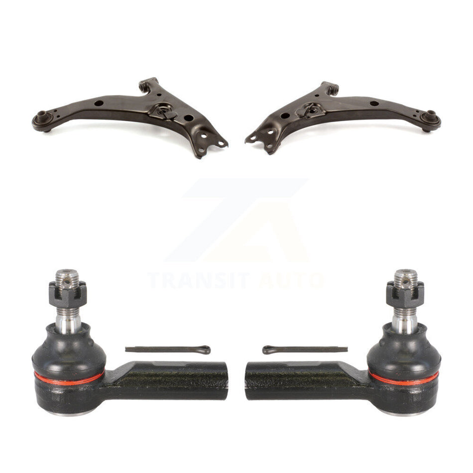 Front Suspension Control Arm And Tie Rod End Kit For 1996-2002 Toyota Corolla With Sway Bar Mounting Tab or Without bar KTR-102567